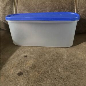 Tupperware Blue and Frosted Storage Container